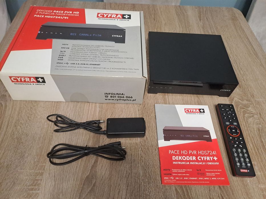 Dekoder PACE PVR 500GB