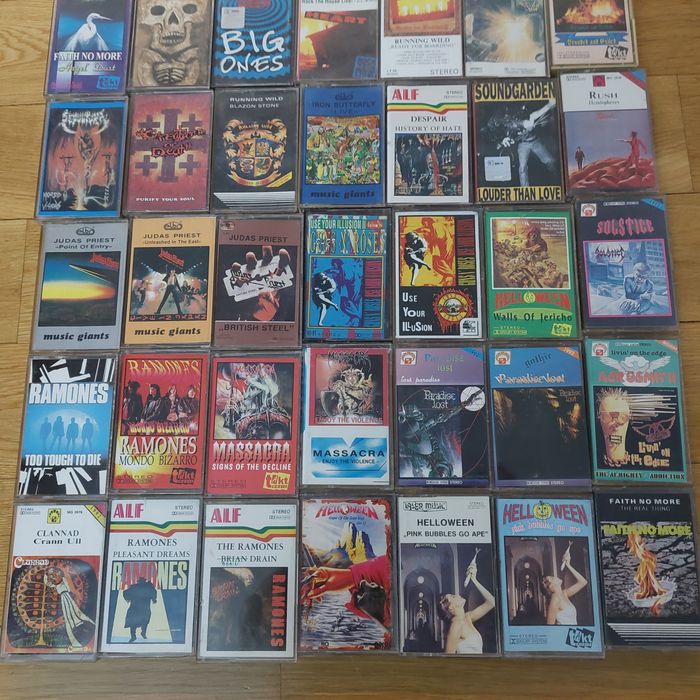 Kasety Metallica i  IRON MAIDEN