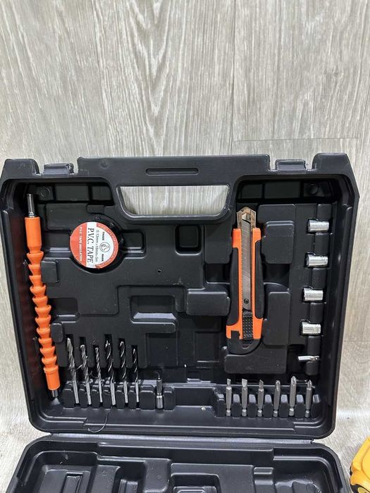 Профессиональный ШУРУПОВЕРТ на аккумуляторе + НАБОР инструментов!