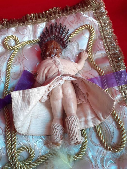 Arte Sacra Menino Jesus em terracota