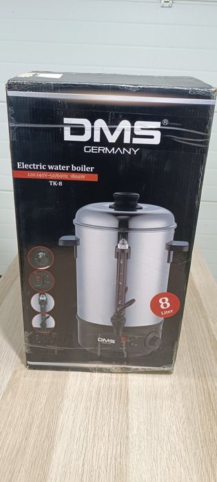 Chaleira Elétrica Inox aquecimento Líquidos 8L