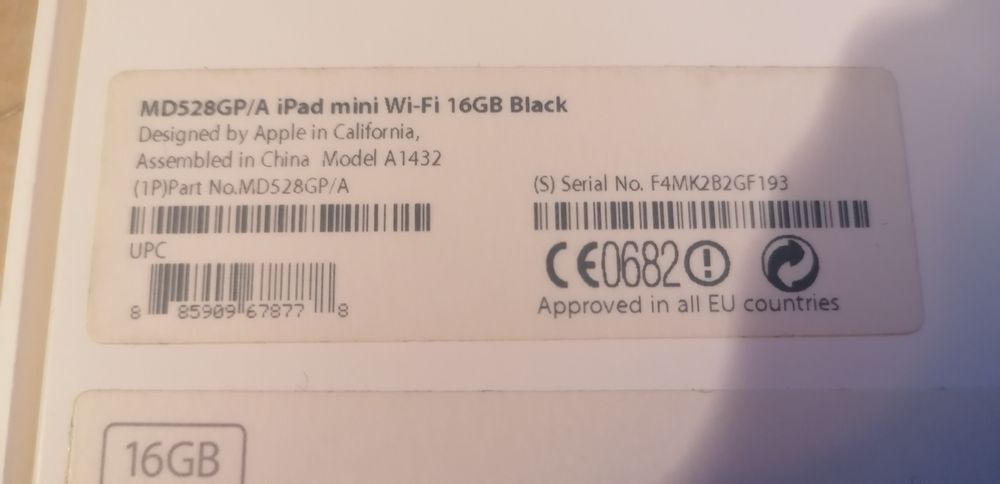Ipadmini preto usado64750781141762123