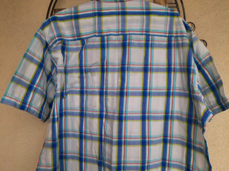 Koszula męska letnia, krótki rękaw. 4XL. Bardzo duża. Jak nowa