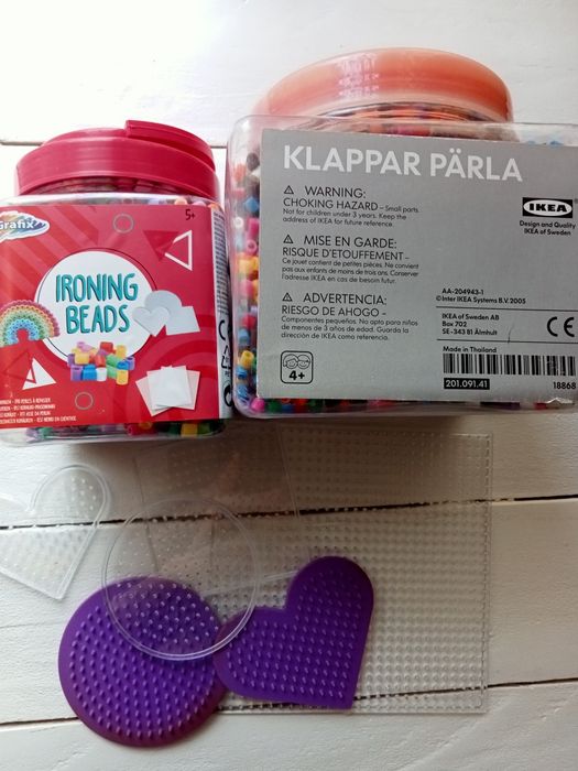 Duży zestaw koralików do prasowania szablony