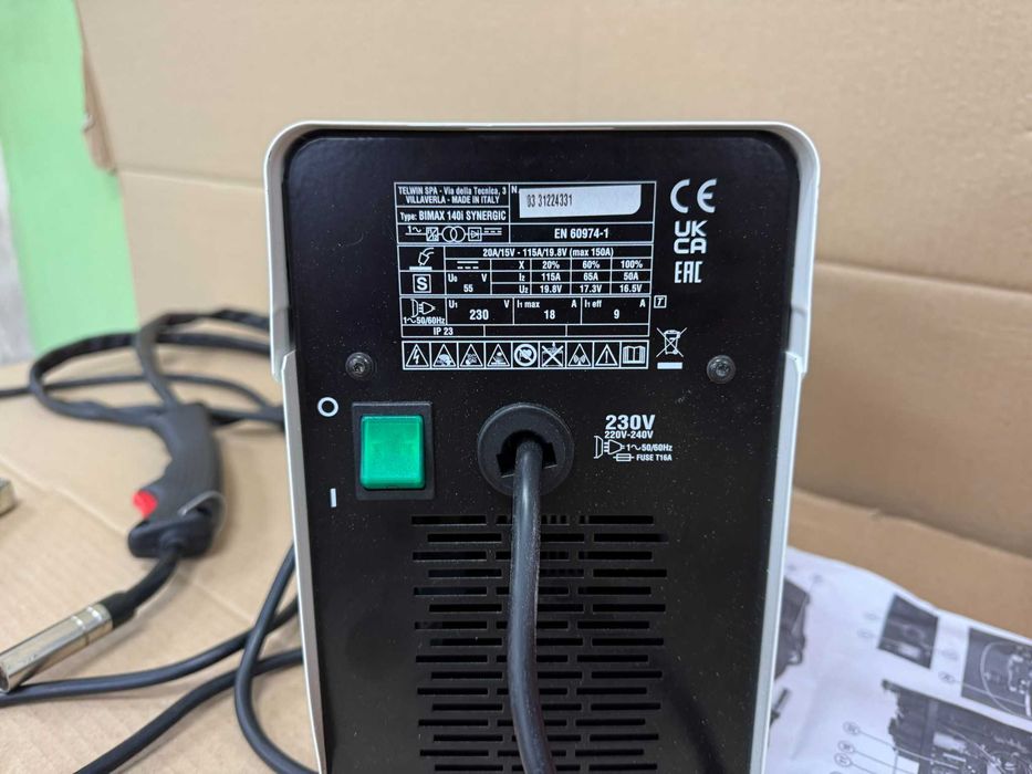 Telwin Bimax 140i Synergic Spawarka druciana do strumienia spawalnic