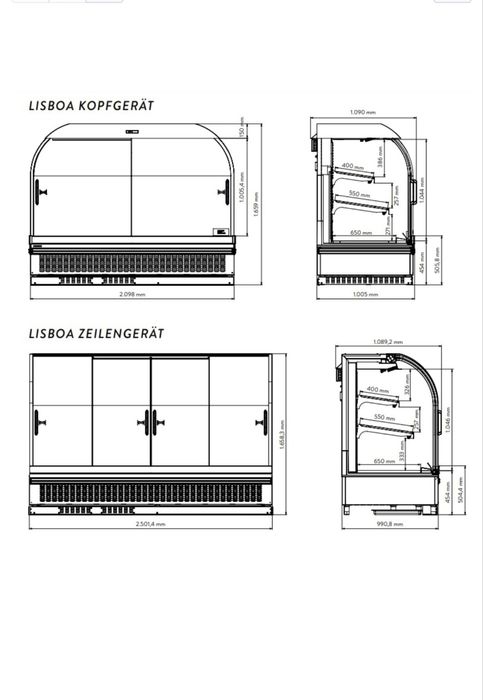 Вітрина холодильна Регал Гірка холодильна Витрина холодильная Горка