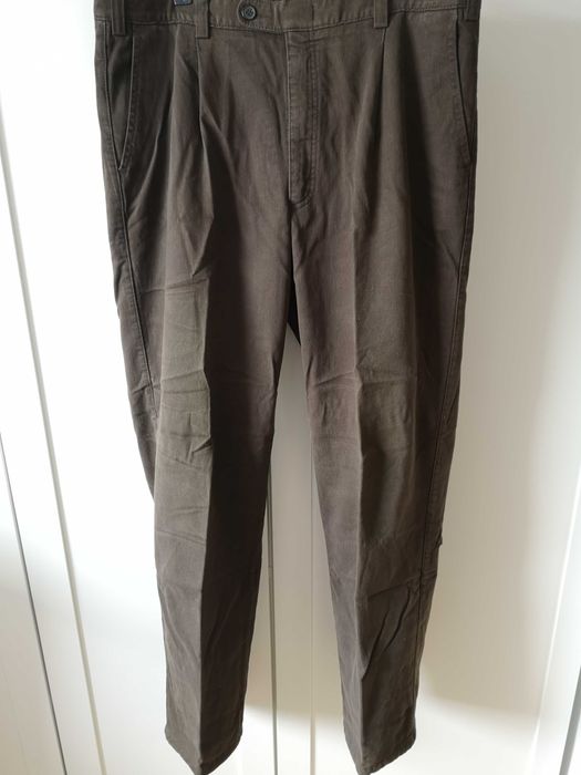 BRUL Classic spodnie jeansowe eleganckie brąz r.52