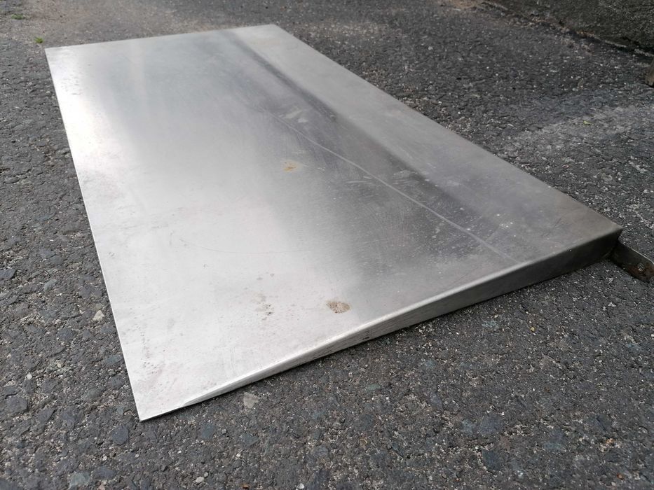 Rampa Najazd do Piec Piekarniczy Obrotowy Blacha Kwasoodporna 76x40 cm