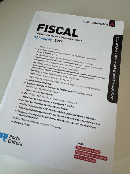 Código Fiscal, edição académica 2024 (32.ª edição)