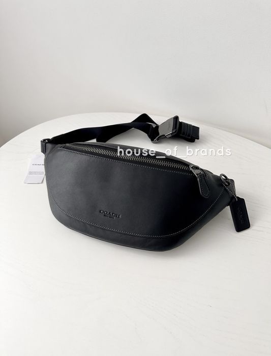 COACH Warren Belt bag Мужская кожаная сумочка бананка чоловіча сумка