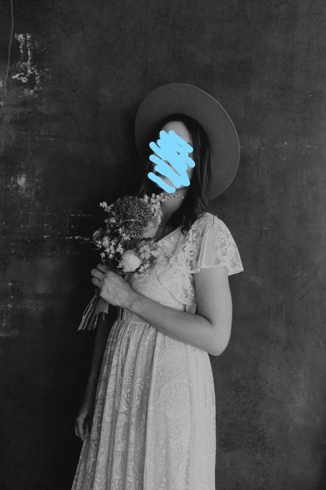 Suknia ślubna boho, rustykalna, Marta Trojanowska