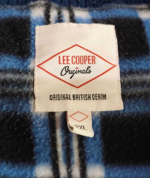 Мужская зимняя куртка Lee Cooper Two Zip Padded Jacket Navy