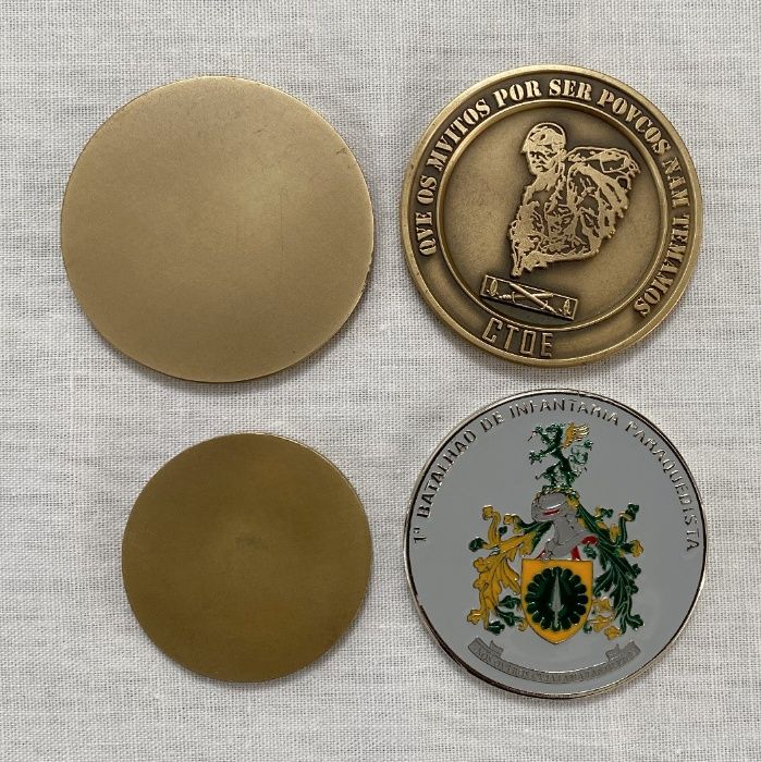 Medalhas bronze Operações Especiais Rangers Pára-quedistas