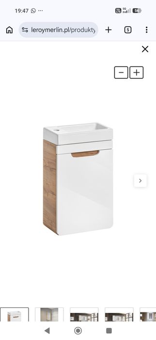 Szafka z umywalką 40 cm Aruba stan nowy