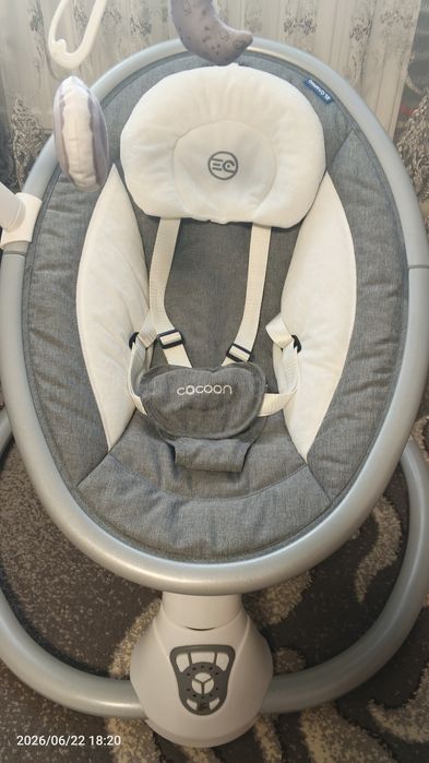 Гойдалка El Camino ME 1073 Cocoon Gray Linen (ME 1073 gray linen)