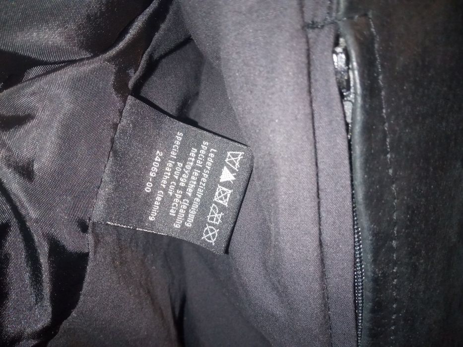 Шкіряна куртка бомбер john f gee