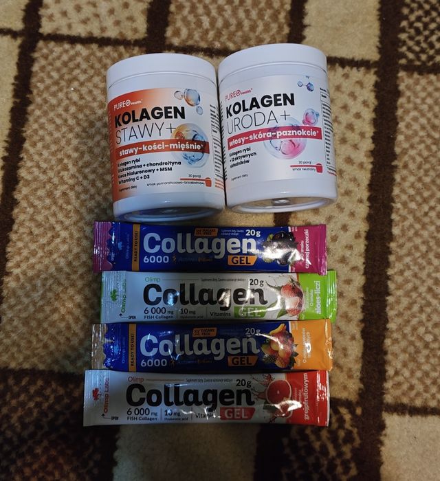 Zestaw Collagenów + gratis saszetki Olimp