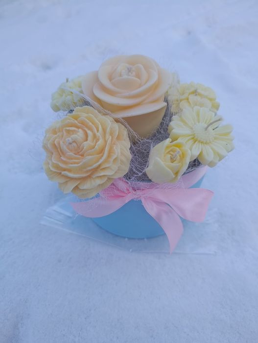 Свічки ручної роботи з натурального пальмового воску