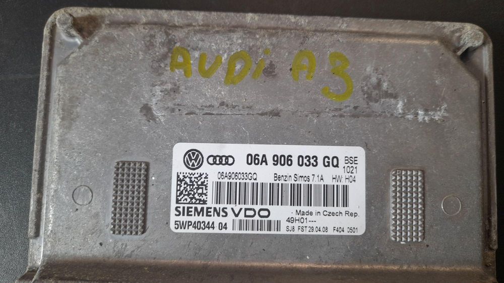 Sterownik silnika audi a3 8l 06a906033gq
