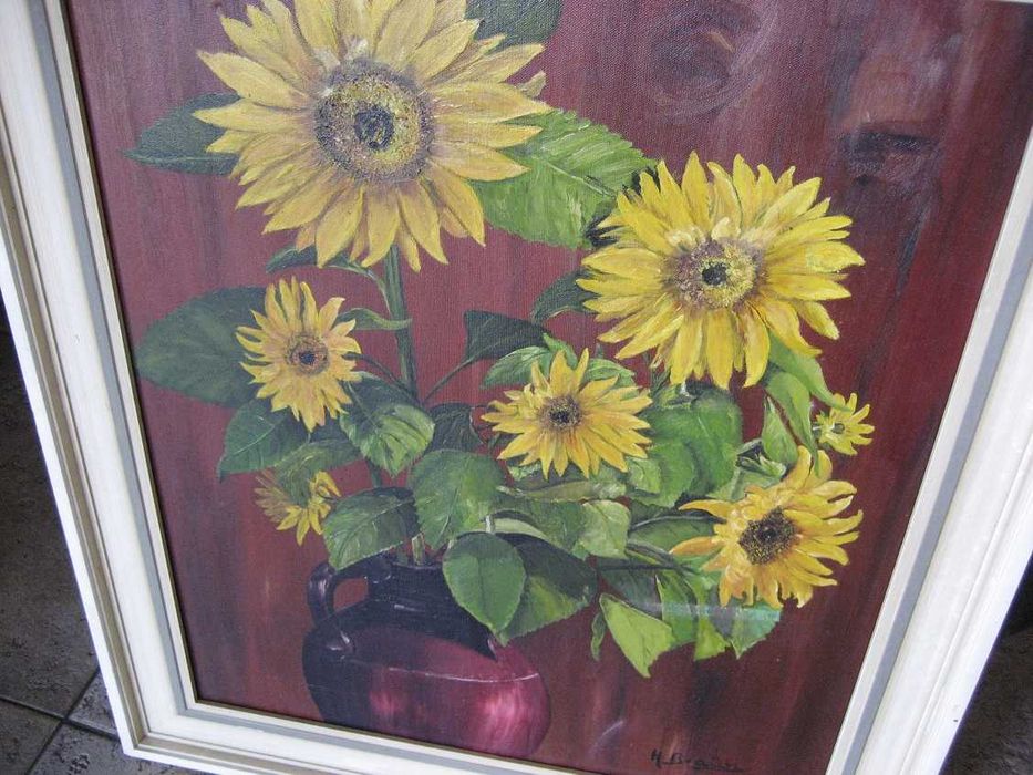 obraz  olejny  przedwojenny