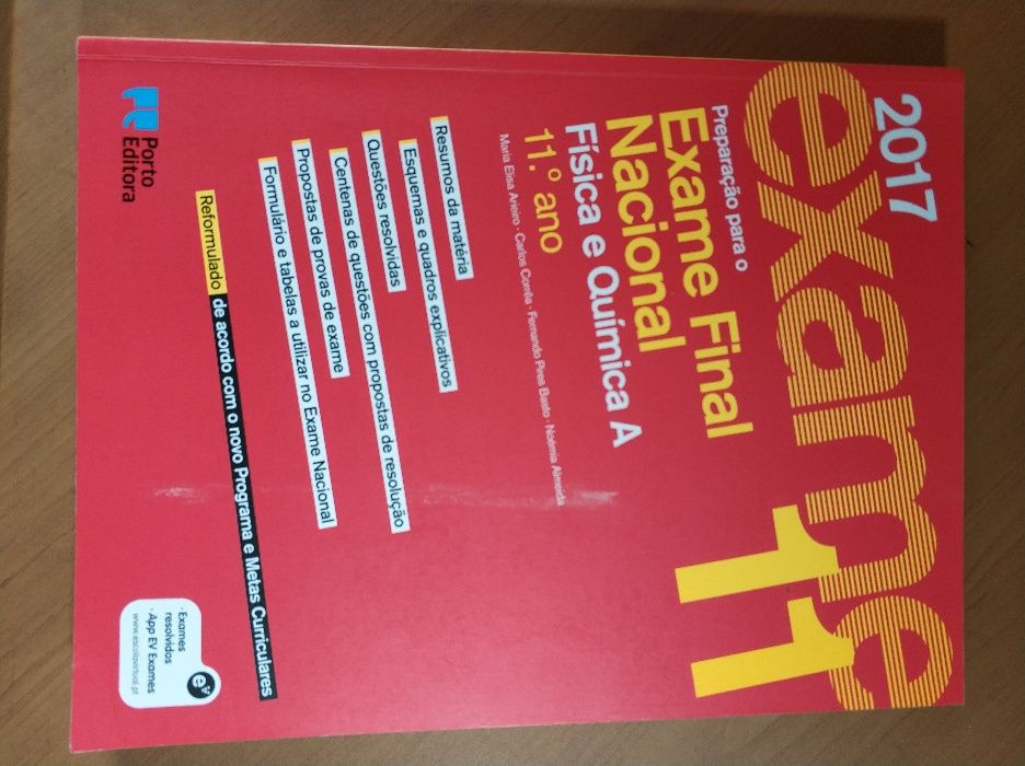 Livro Exames - Física e Química A 2017