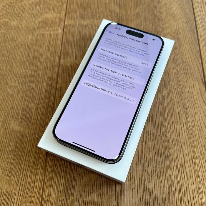  iPhone 15 Pro 128GB Natural Titanium Gwarancja ROK Bateria 100% Idealny Kielce