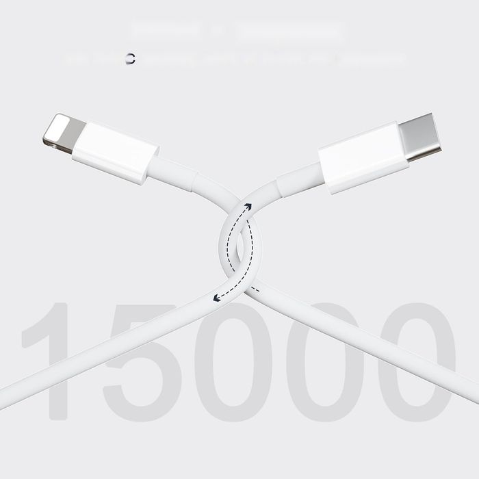 Ładowarka usb-c 20w kabel 2m szybkie ładowanie do iphone 14 13 12 11 x