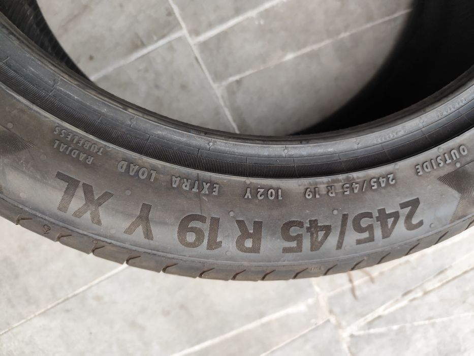 Pneus 245/45r19 Continental PC6 MO 80% piso
