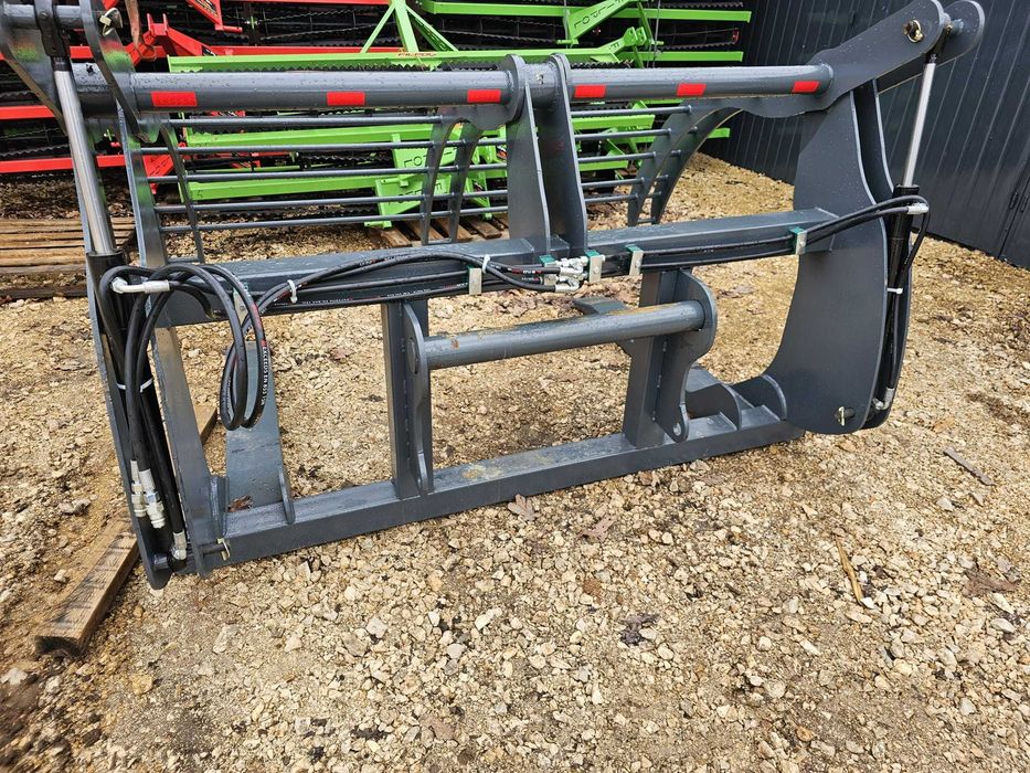 Chwytak krokodyl do kłód drzewa do turów, ładowarek euro, manitou itp