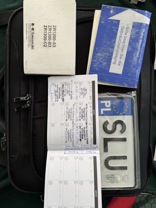 Kawasaki ZRX 1200 S w oryginale z ksiażką serwisowa nie cb1300 gsx1400