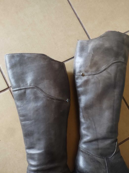 Made in italy Venezia kozaki z naturalnej skóry 36/37