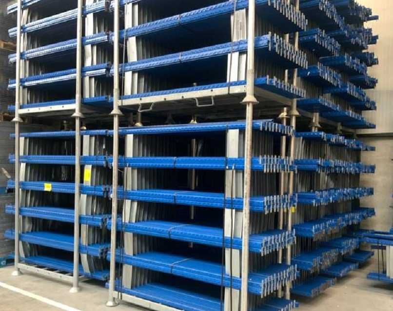 Regał Magazynowy 40x220x316/18p Metalowy Półkowy Garażowy Warsztatowy