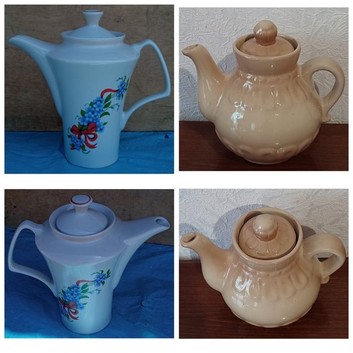 Чайник глиняний/фарфоровий СРСР