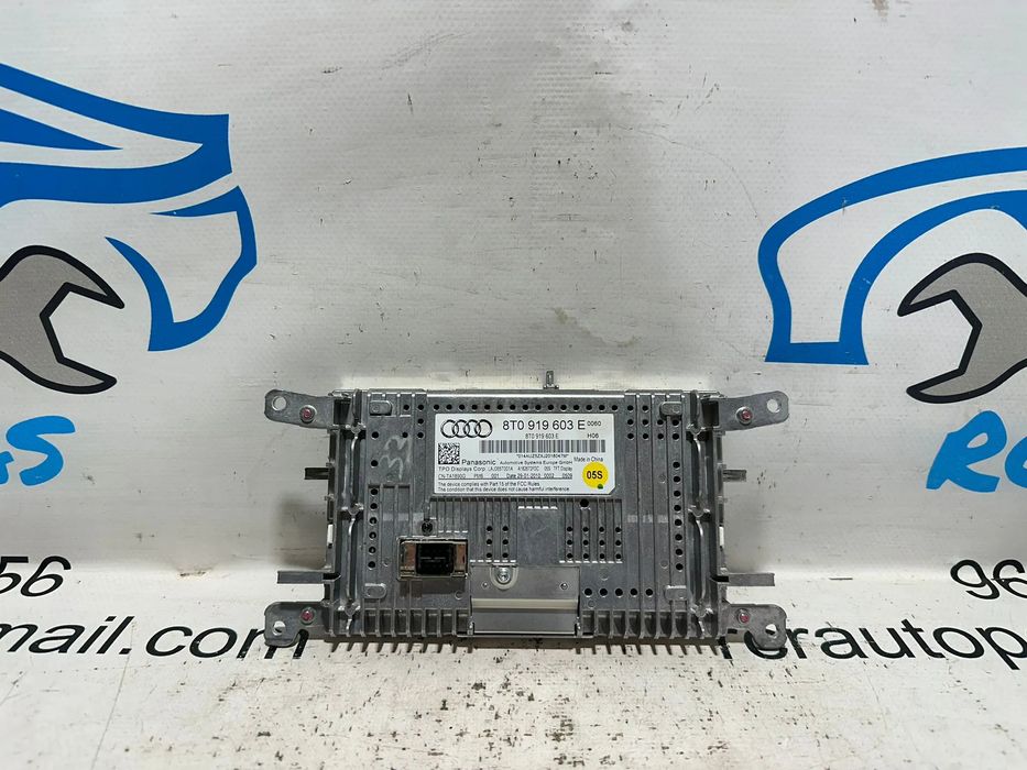 Display Ecra Comando Radio MMI Multimedia Navegação Audi 8T0919603E