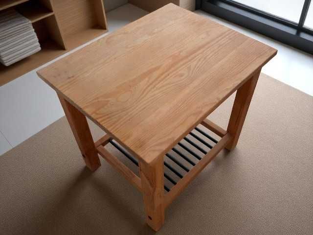 Mesa de Apoio em Madeira | Nova | Já Montada | Entrega Grátis