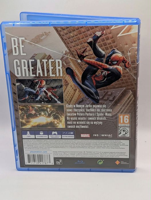 Marvel's spider-man ps4 gra