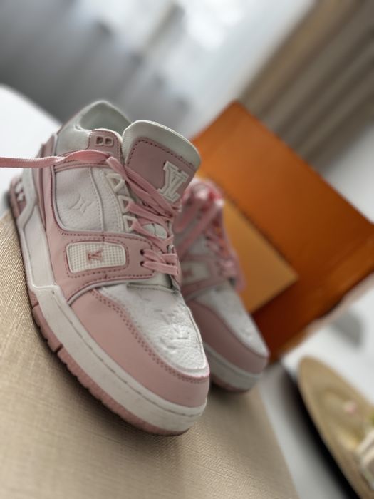 Sneakersy lv różowe
