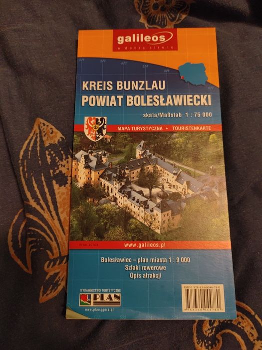 Mapa powiat bolesławiecki