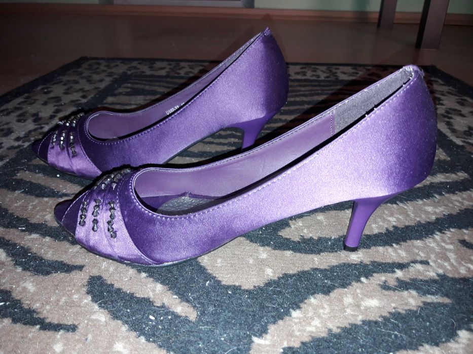 szpilki fioletowe