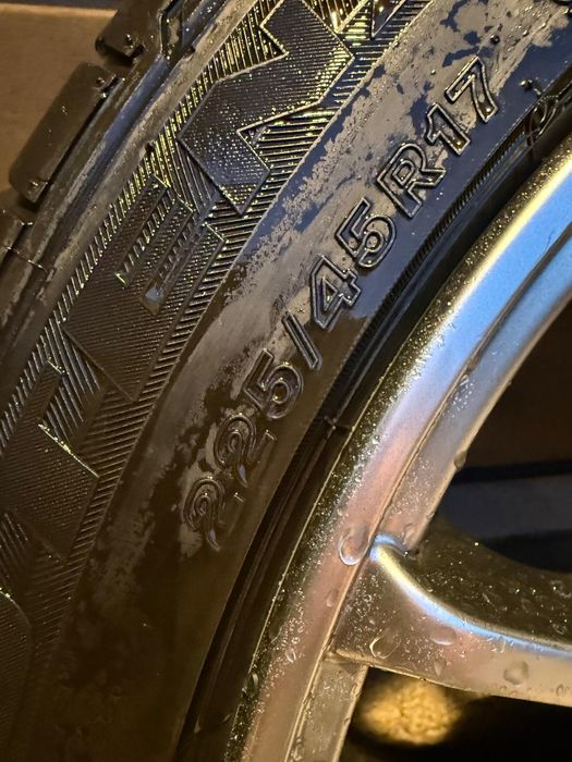 Felgi 17" 5x120 multispoke (wzór a'la Styling 73) BMW E46/E36+opony letnie 225/45 R17