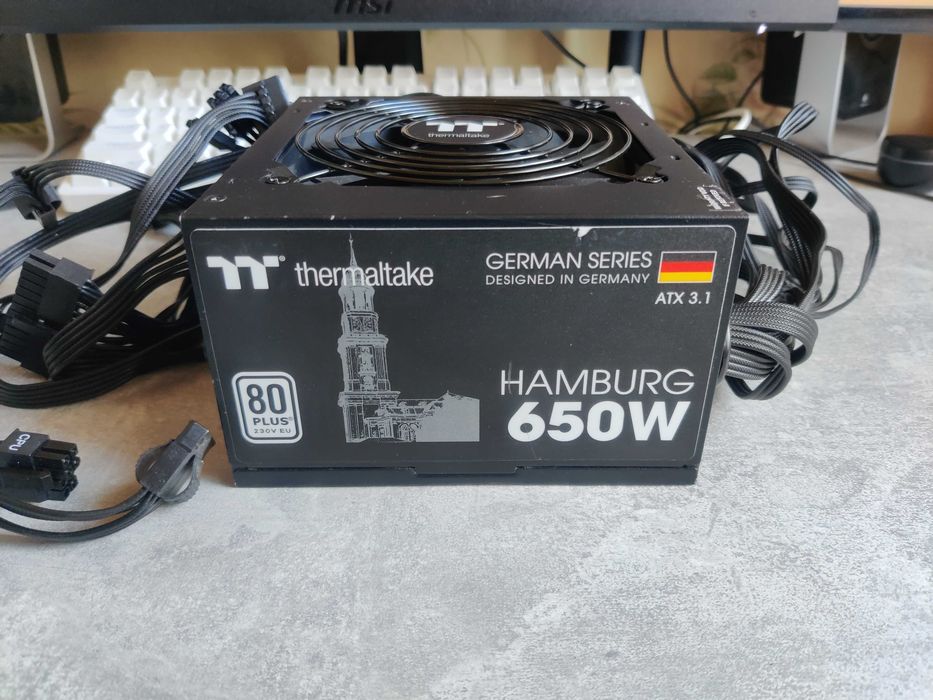 Thermaltake Hamburg 650W Блок живлення (ATX 3.1, перевірений)