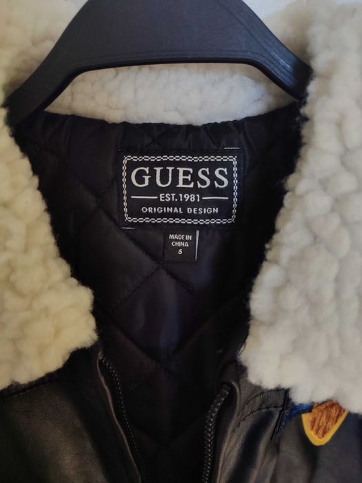 Kurtka skórzana Guess