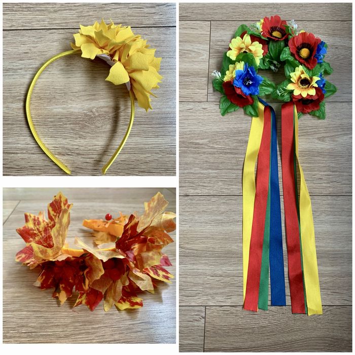 Карнавальні святкові обідки/обручі/віночки