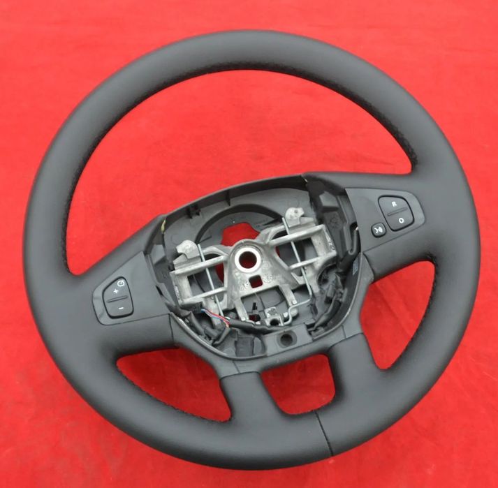RENAULT TRAFIC III OPEL VIVARO Kierownica Nowa Skóra Skórzana Skora Skorzana Obszyta