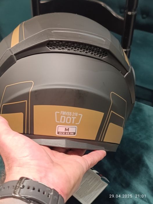 Kask szczękowy motocyklowy L M