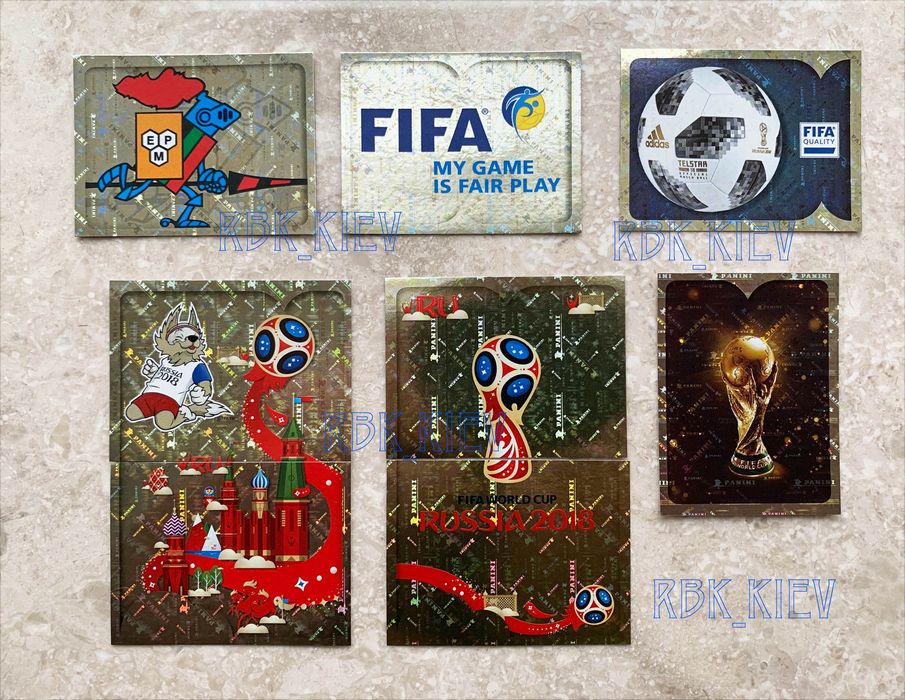 Panini WC 2018 пустий, ідеальний альбом + повний сет. Окремі стікери