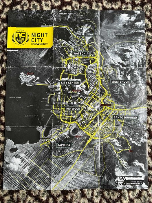 Pacote de material CyberPunk 2077 (Day One Edition) PS4