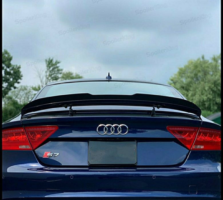 Audi A7 C7 Lotka Spoiler Dokładka czarny połysk