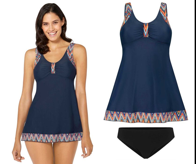 82T Feel Good tankini strój kąpielowy dwuczęściowy sukienka 44B