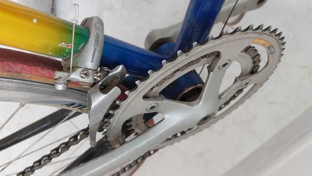 Bicicleta estrada clássica, quadro reynolds, aros campagnolo